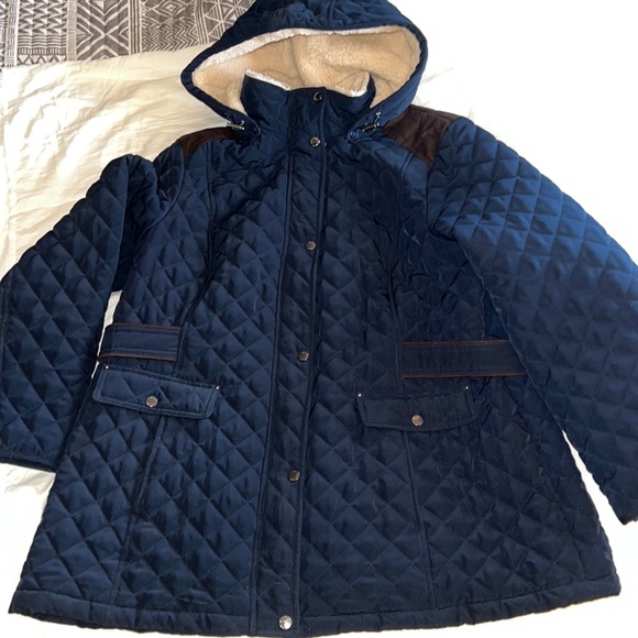 Laundry By Shelli Segal Jackets & Blazers - LAUNDRY by Shelli Segal navy blue long jacket 1X